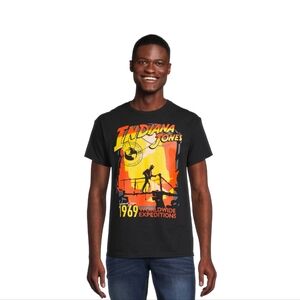 Indiana Jones Men's  Short Sleeve Graphic Tee